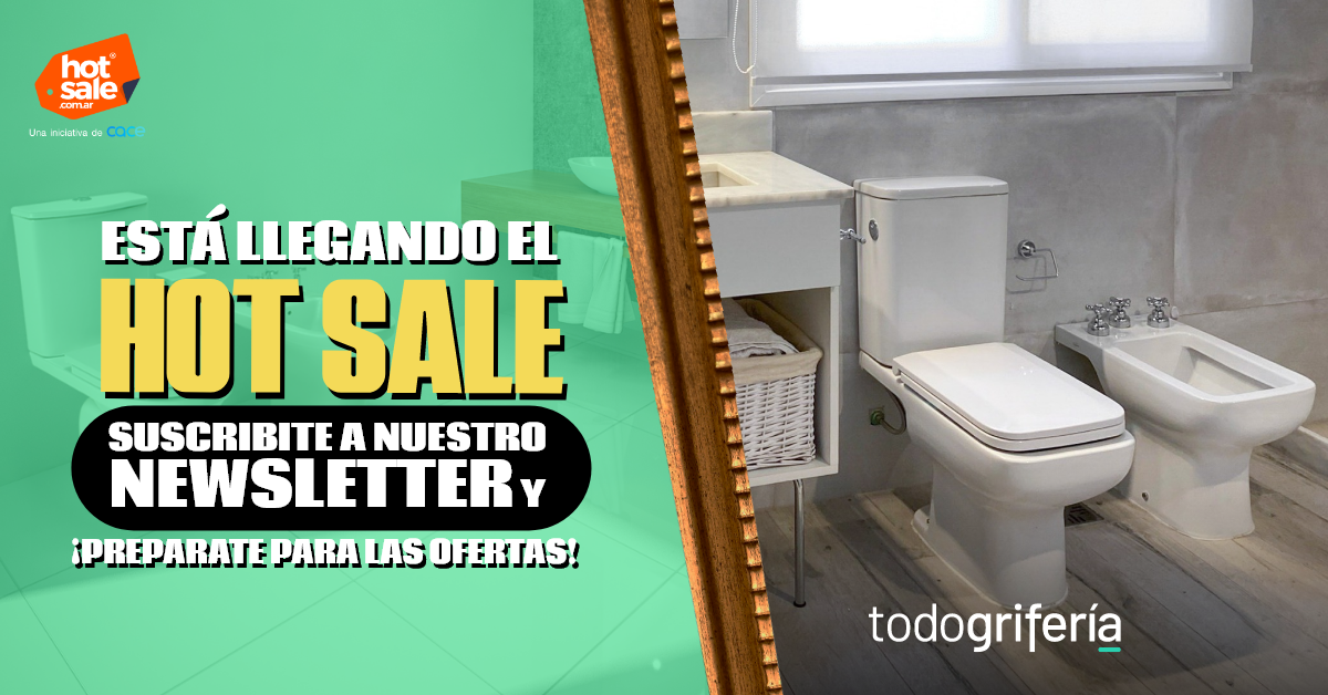 ¡Hot Sale 2024 en TG!: descuentos en baño, cocina, lavaderos y aberturas